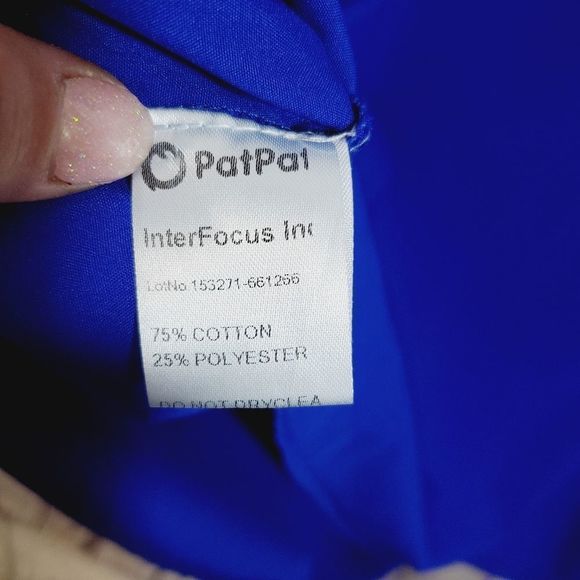 Mommy & me matching holiday blue pom pom dresse 4t & large - Picture 9 of 16